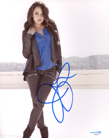 Janel Parrish Sexy Signed Autograph 8x10 Photo ACOA