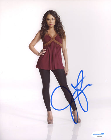 Janel Parrish Sexy Signed Autograph 8x10 Photo ACOA