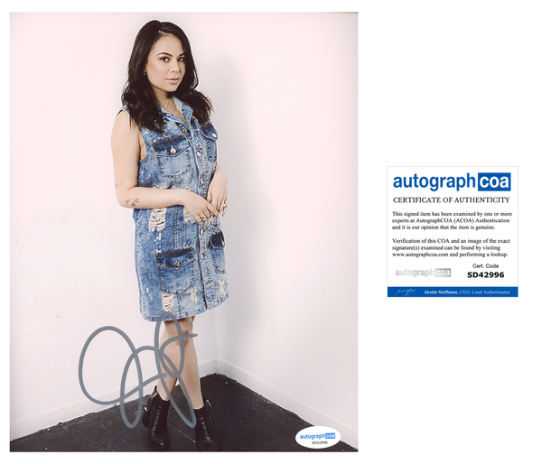 Janel Parrish Sexy Signed Autograph 8x10 Photo ACOA