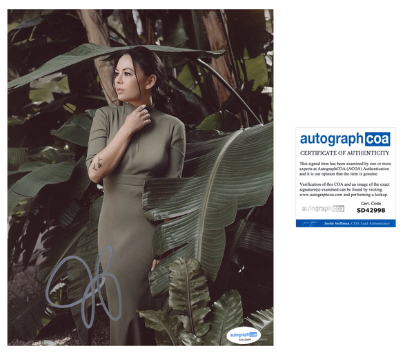 Janel Parrish Sexy Signed Autograph 8x10 Photo ACOA