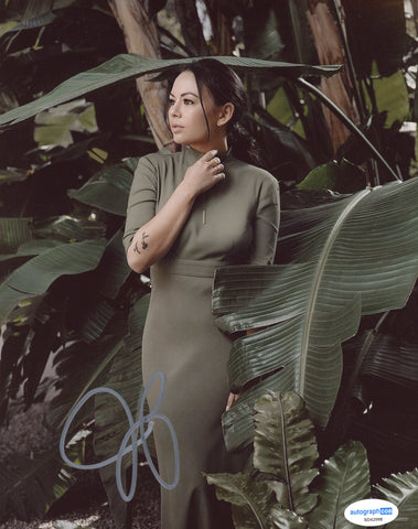 Janel Parrish Sexy Signed Autograph 8x10 Photo ACOA