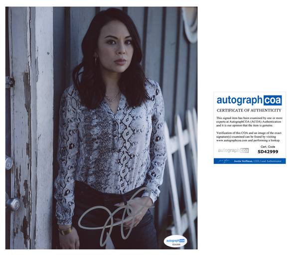 Janel Parrish Sexy Signed Autograph 8x10 Photo ACOA