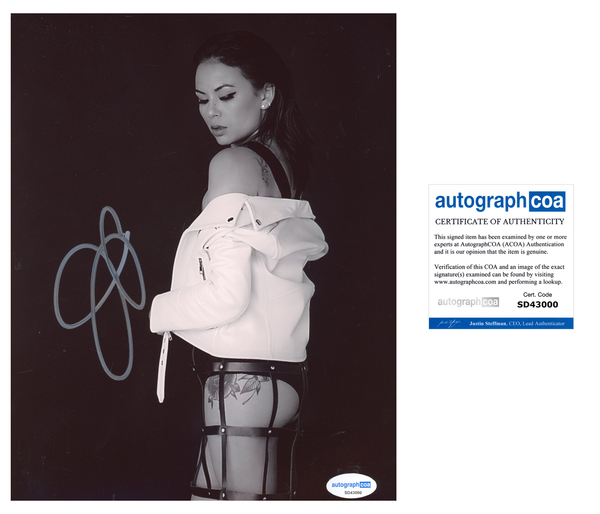 Janel Parrish Sexy Signed Autograph 8x10 Photo ACOA