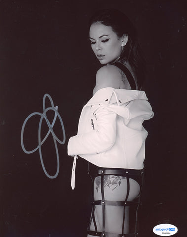 Janel Parrish Sexy Signed Autograph 8x10 Photo ACOA