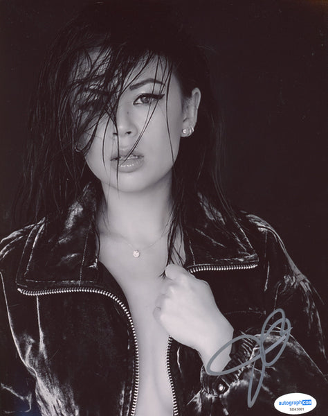 Janel Parrish Sexy Signed Autograph 8x10 Photo ACOA