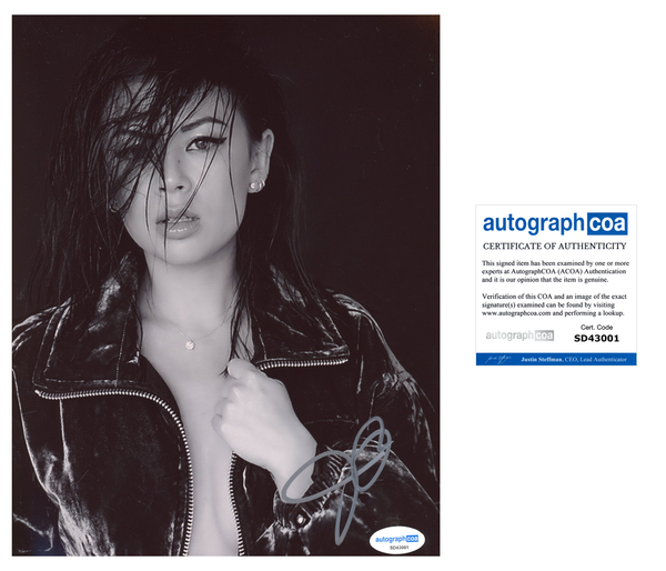 Janel Parrish Sexy Signed Autograph 8x10 Photo ACOA