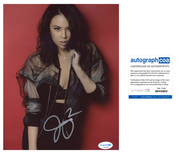 Janel Parrish Sexy Signed Autograph 8x10 Photo ACOA