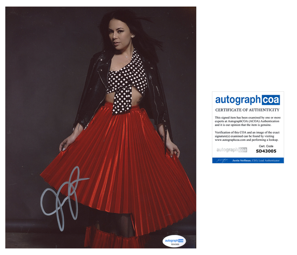 Janel Parrish Sexy Signed Autograph 8x10 Photo ACOA
