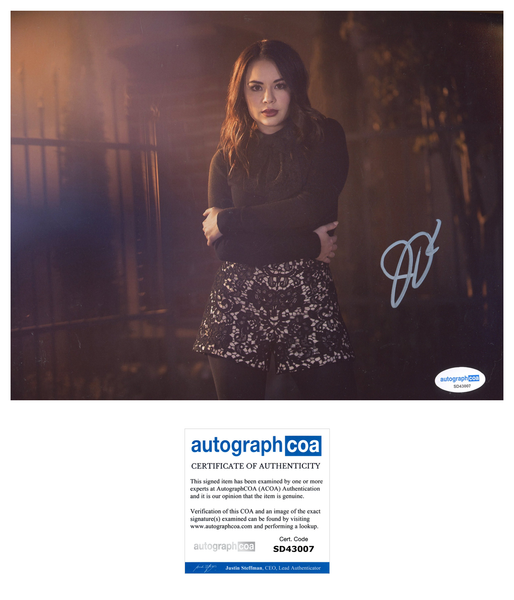 Janel Parrish Sexy Signed Autograph 8x10 Photo ACOA