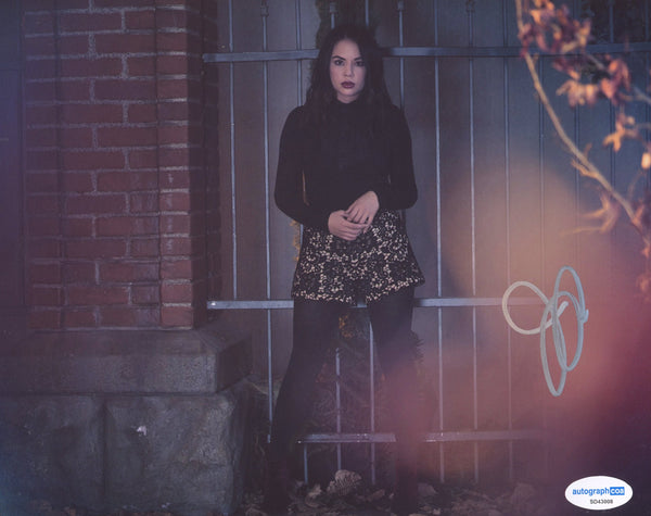 Janel Parrish Sexy Signed Autograph 8x10 Photo ACOA