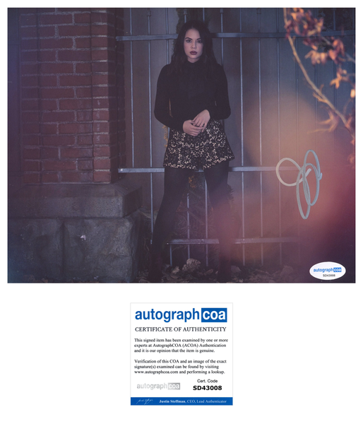 Janel Parrish Sexy Signed Autograph 8x10 Photo ACOA