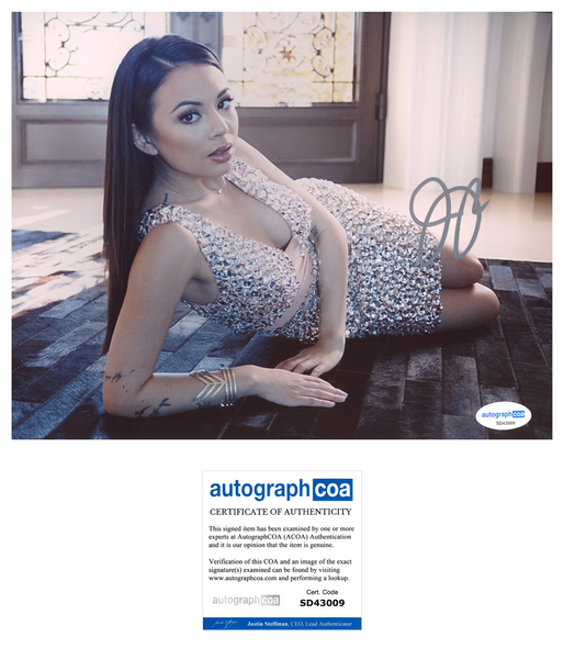Janel Parrish Sexy Signed Autograph 8x10 Photo ACOA