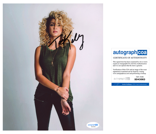 Tori Kelly Sexy Signed Autograph 8x10 Photo ACOA