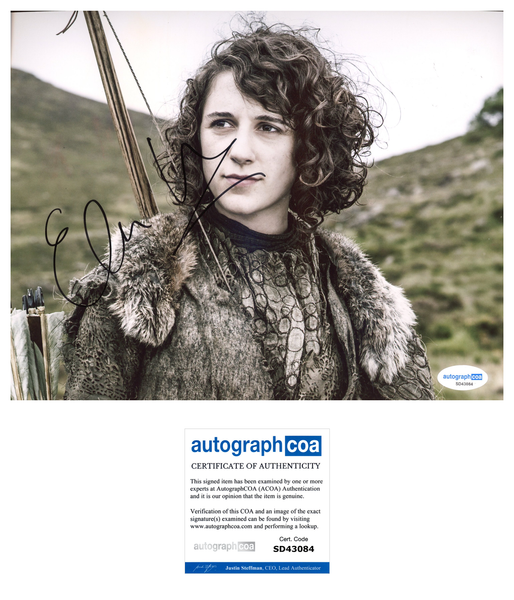 Ellie Kendrick Game of Thrones Signed Autograph 8x10 Photo ACOA
