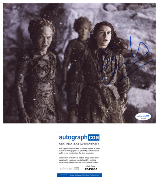 Ellie Kendrick Game of Thrones Signed Autograph 8x10 Photo ACOA