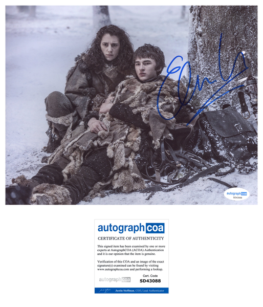 Ellie Kendrick Game of Thrones Signed Autograph 8x10 Photo ACOA