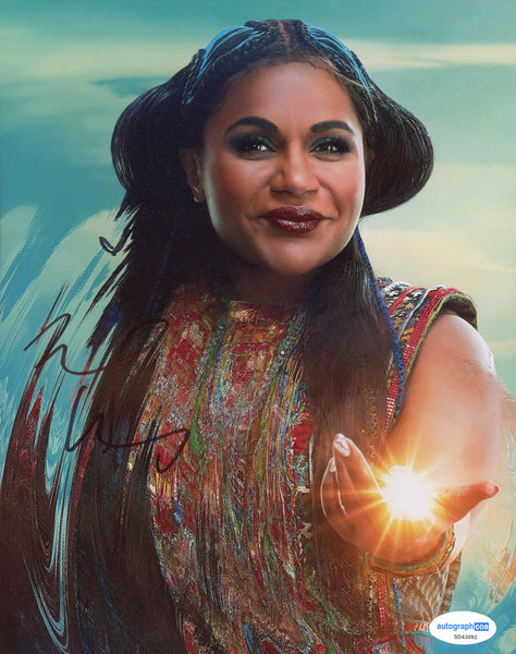 Mindy Kaling Wrinkle In Time Signed Autograph 8x10 Photo ACOA
