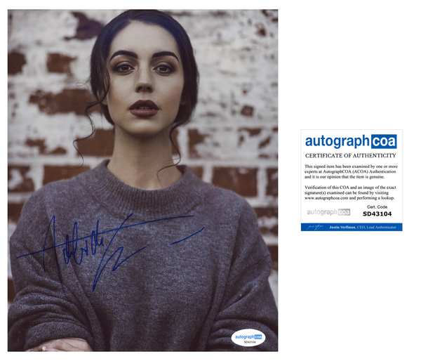 Adelaide Kane Sexy Signed Autograph 8x10 Photo ACOA