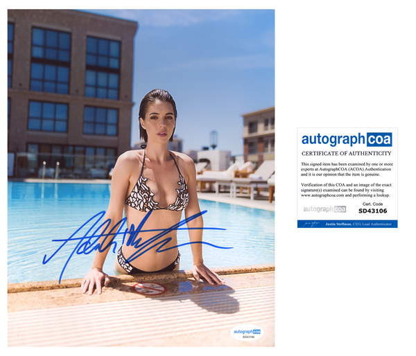 Adelaide Kane Sexy Signed Autograph 8x10 Photo ACOA