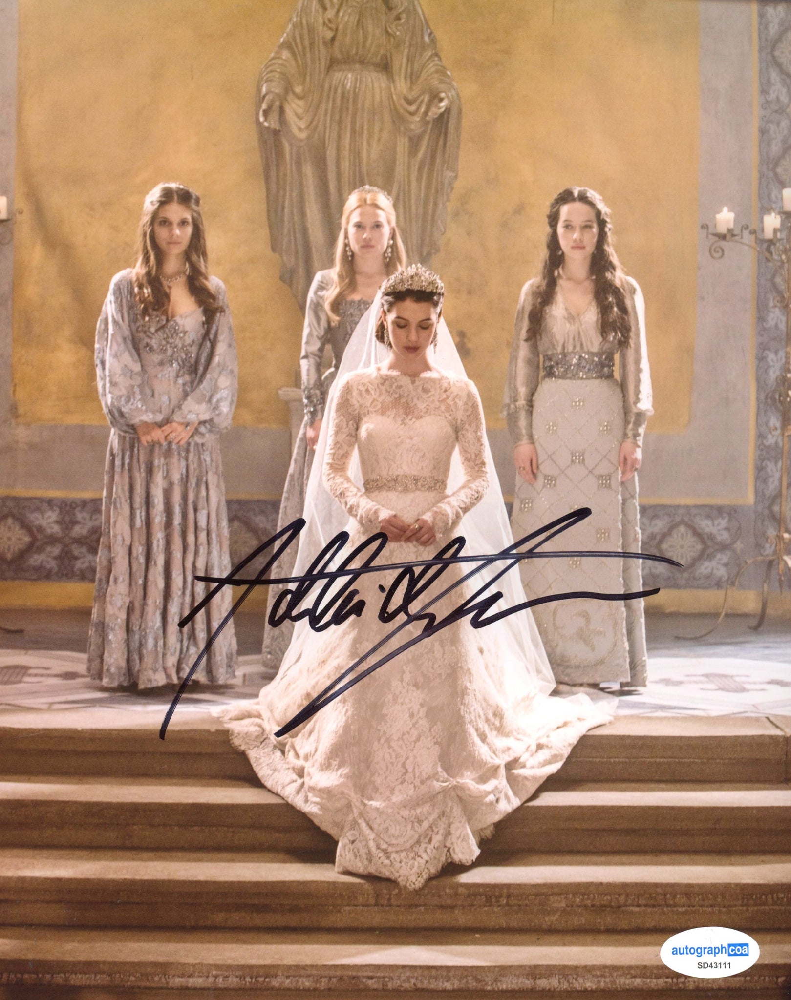 Adelaide Kane Reign Signed Autograph 8x10 Photo ACOA