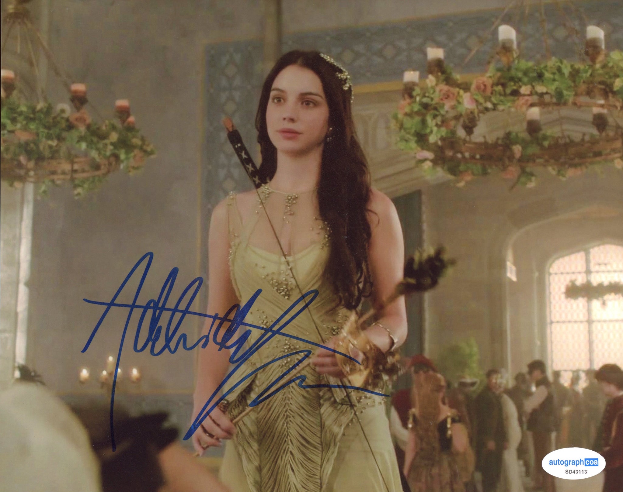 Adelaide Kane Reign Signed Autograph 8x10 Photo ACOA