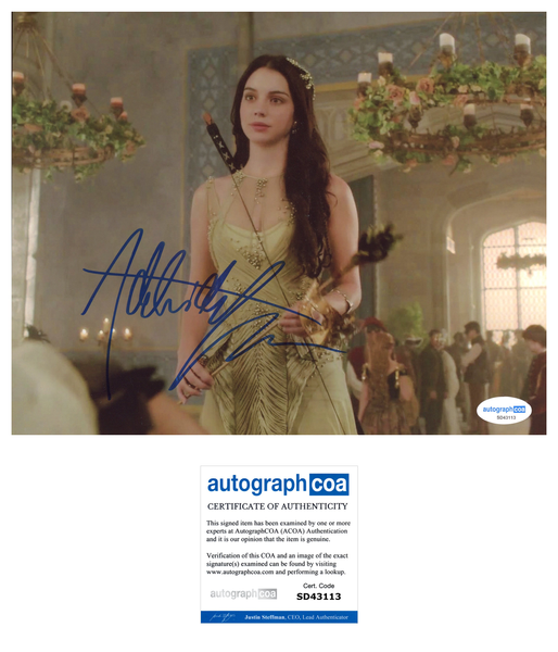 Adelaide Kane Reign Signed Autograph 8x10 Photo ACOA