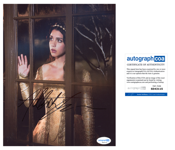Adelaide Kane Reign Signed Autograph 8x10 Photo ACOA