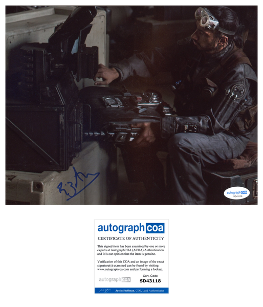 Riz Ahmed Rogue One Signed Autograph 8x10 Photo ACOA