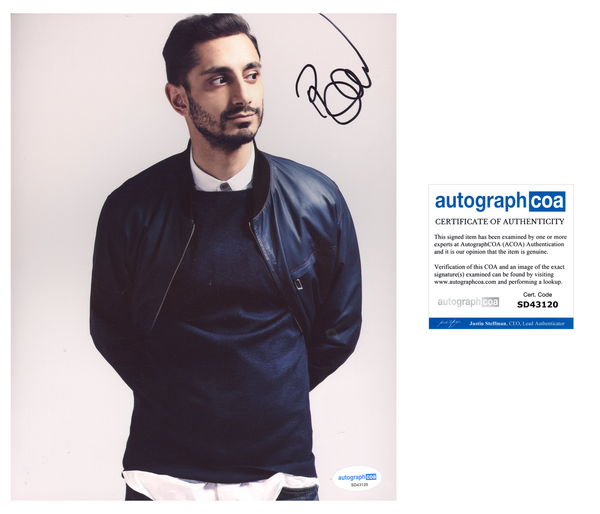 Riz Ahmed Venom Signed Autograph 8x10 Photo ACOA