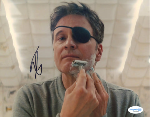 Colin Firth Kingsman Signed Autograph 8x10 Photo ACOA