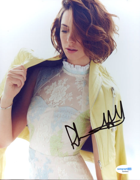 Rebecca Hall Sexy Signed Autograph 8x10 Photo ACOA