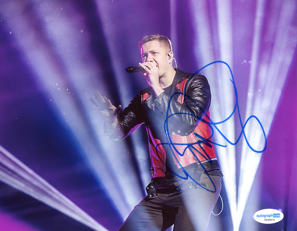 Dan Reynolds Imagine Dragons Signed Autograph 8x10 Photo ACOA