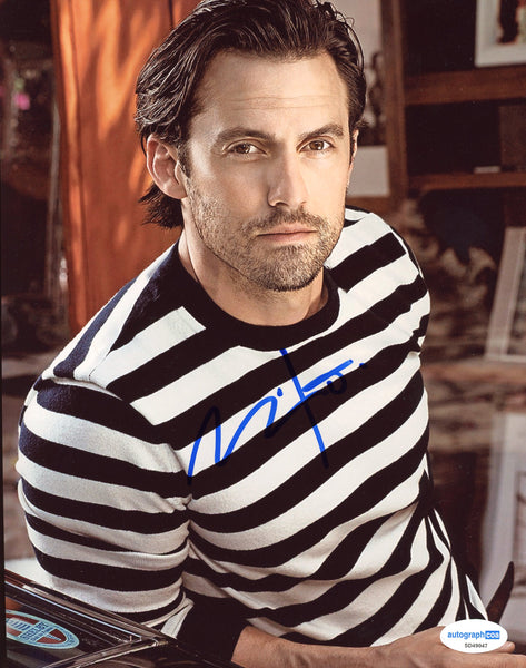 Milo Ventimiglia This is Us SIgned Autograph 8x10 Photo ACOA