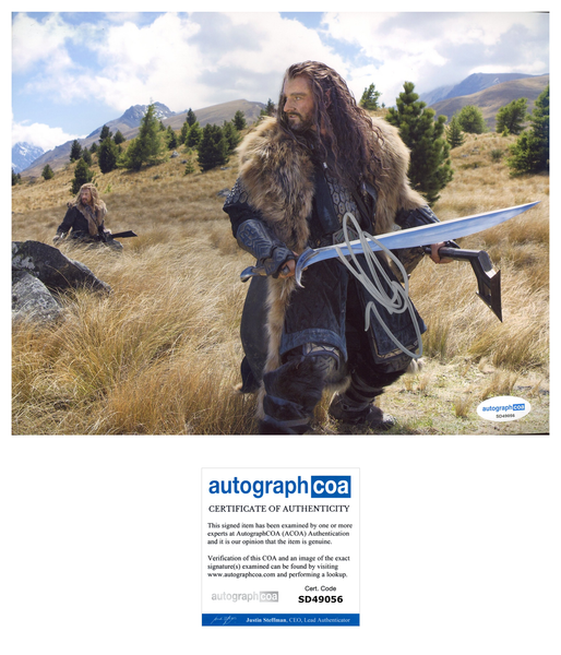Richard Armitage Hobbit Signed Autograph 8x10 Photo ACOA