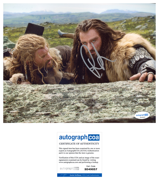 Richard Armitage Hobbit Signed Autograph 8x10 Photo ACOA