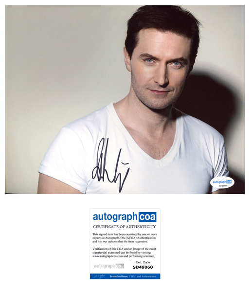 Richard Armitage Hobbit Signed Autograph 8x10 Photo ACOA