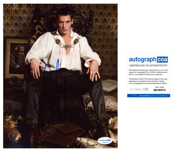 Jonathan Rhys Meyers Tudors Signed Autograph 8x10 Photo ACOA