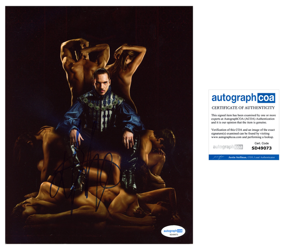 Jonathan Rhys Meyers Tudors Signed Autograph 8x10 Photo ACOA