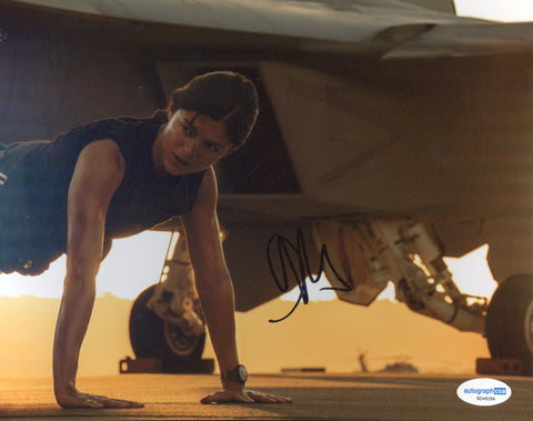 Monica Barbaro Top Gun Signed Autograph 8x10 Photo ACOA