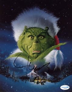 Jim Carrey Grinch Signed Autograph 8x10 Photo ACOA