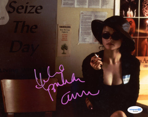 Helena Bonham Carter Fight Club Signed Autograph 8x10 Photo ACOA