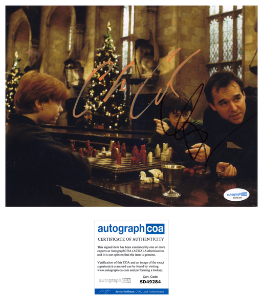 Chris Columbus Harry Potter Signed Autograph 8x10 Photo ACOA