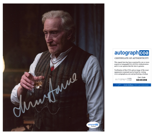 Charles Dance The Sandman Signed Autograph 8x10 Photo ACOA