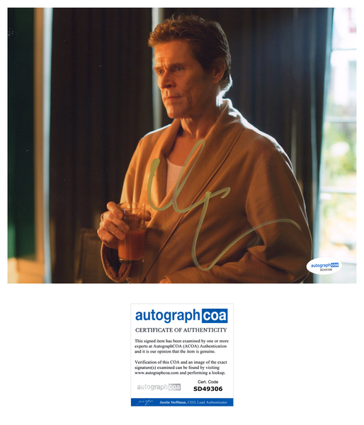 Willem Dafoe John Wick Signed Autograph 8x10 photo ACOA