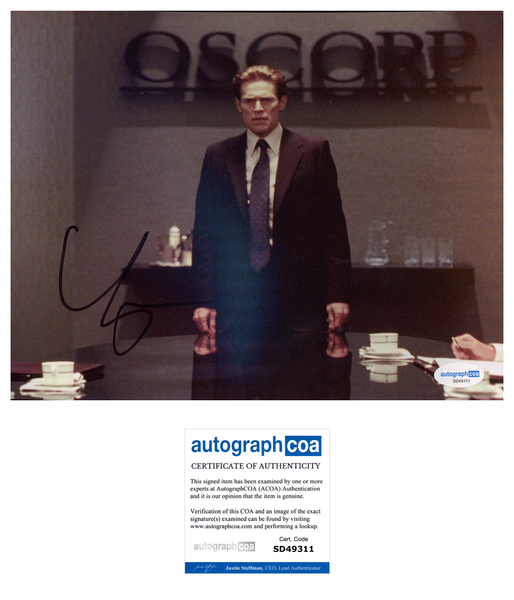 Willem Dafoe Spider-Man Signed Autograph 8x10 photo ACOA