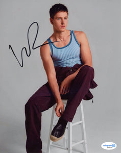 Harris Dickinson Signed Autograph 8x10 Photo ACOA