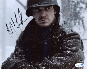 Michael Fassbender Band of Brothers Signed Autograph 8x10 Photo ACOA