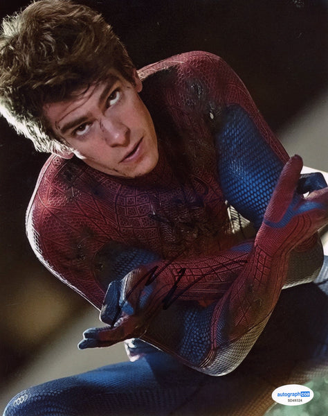 Andrew Garfield Spider-Man Signed Autograph 8x10 Photo ACOA