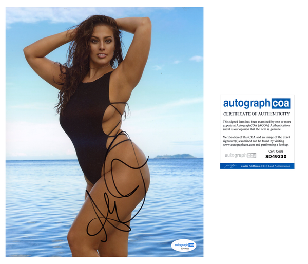 Ashley Graham Sexy Signed Autograph 8x10 Photo ACOA