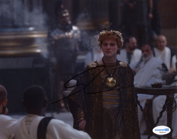 Fred Hechinger Gladiator Signed Autograph 8x10 Photo ACOA
